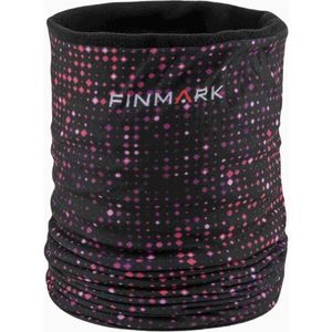 Finmark MULTIFUNCTIONAL SCARF WITH FLEECE Multifunkční šátek, černá, velikost obraz