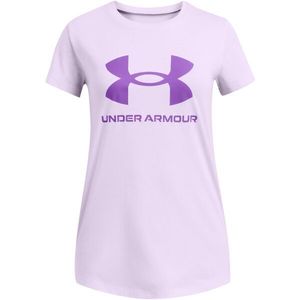 Under Armour LIVE SPORTSTYLE GRAPHIC SS Dívčí triko, fialová, velikost obraz