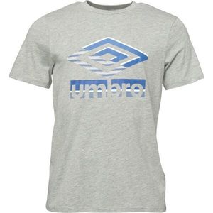 Umbro GLITCH GRAPHIC TEE Pánské triko, šedá, velikost obraz