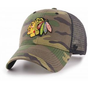 47 NHL CHICAGO BLACKHAWCKS CAMO BRANSON 47 MVP Klubová kšiltovka, khaki, velikost obraz