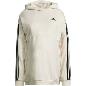 adidas MATERNITY HOODIE Dámská těhotenská mikina, béžová, velikost obraz