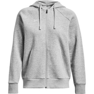 Under Armour RIVAL FLEECE FZ HOODIE Dámská mikina, šedá, velikost obraz