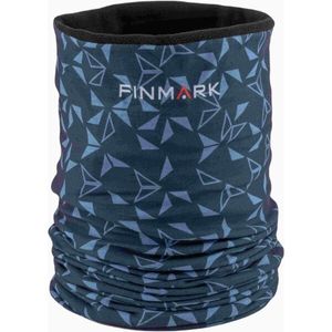 Finmark MULTIFUNCTIONAL SCARF WITH FLEECE Multifunkční šátek, tmavě modrá, velikost obraz