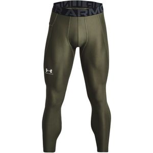 Under Armour HEATGEAR ARMOUR LEGGINGS Pánské legíny, khaki, velikost obraz