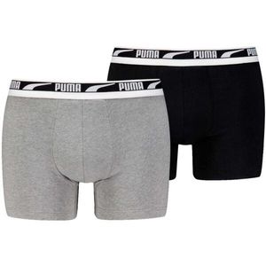 Puma MEN EVERYDAY MULTI LOGO BOXER 2P Pánské boxerky, černá, velikost obraz