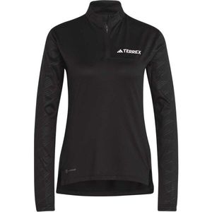 adidas TERREX MULTI HALF-ZIP LONG SLEEVE Dámské triko, černá, velikost obraz