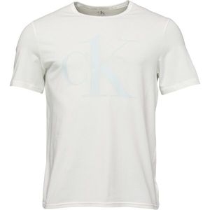 Calvin Klein S/S CREW NECK Pánské tričko, bílá, velikost obraz