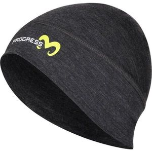 PROGRESS MERINO BEANIE Unisex funkční čepice, černá, velikost obraz