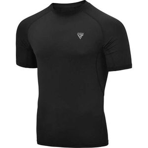 RDX T15 RASH GUARD Pánské sportovní triko, černá, velikost obraz