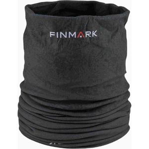 Finmark MULTIFUNCTIONAL SCARF WITH FLEECE Multifunkční šátek, černá, velikost UNI obraz