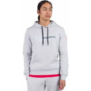 Rossignol HERO HOODIE Pánská mikina, šedá, velikost obraz