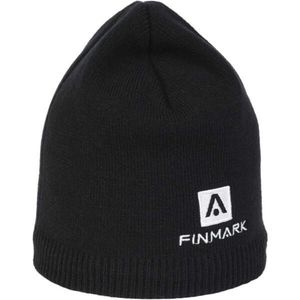 Finmark WINTER HAT Zimní pletená čepice, černá, velikost obraz