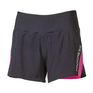 PROGRESS INARI SHORTS 2IN1 Dámské běžecké šortky 2v1, černá, velikost obraz