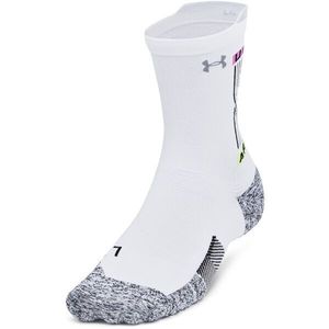 Under Armour ARMOURDRY RUN CUSHION 1PK MID Unisex ponožky, bílá, velikost obraz