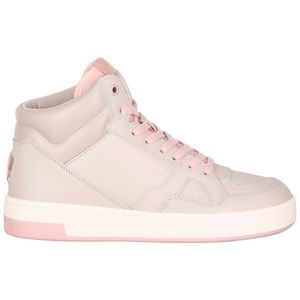 Calvin Klein BASKET CUPSOLE MID LTH-PU Dámské kotníkové tenisky, růžová, velikost obraz