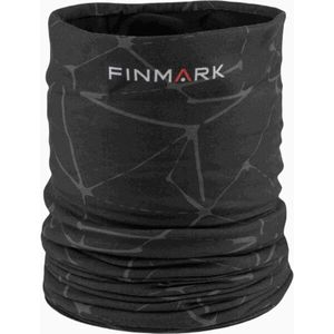 Finmark MULTIFUNCTIONAL SCARF WITH FLEECE Multifunkční šátek, černá, velikost obraz