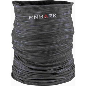 Finmark MULTIFUNCTIONAL SCARF WITH FLEECE Multifunkční šátek, tmavě šedá, velikost obraz