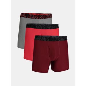 Under Armour M UA Perf Tech Mesh 6in Boxerky 3 ks Červená obraz