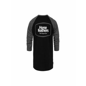 Horsefeathers Bronco Raglan Triko Šedá obraz