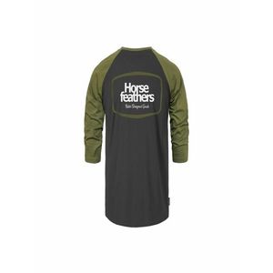 Horsefeathers Bronco Raglan Triko Černá obraz