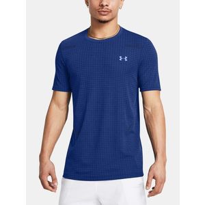 Under Armour Vanish Seamless Grid SS Triko Modrá obraz