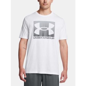 Under Armour UA M Boxed Sports Updates SS Triko Bílá obraz