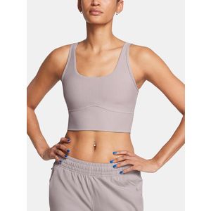 Under Armour Meridian Rib Crop Tílko Šedá obraz