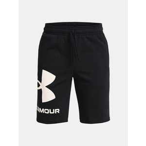 Under Armour UA Rival Fleece Logo Kraťasy dětské Černá obraz