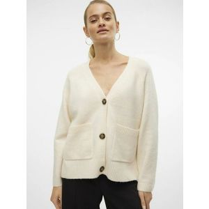 Vero Moda Boom Cardigan Béžová obraz