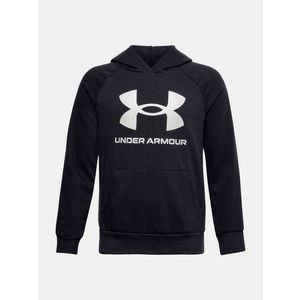 Under Armour Rival Fleece Hoodie Mikina dětská Černá obraz