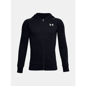 Under Armour UA Rival Cotton FZ Hoodie Mikina dětská Černá obraz