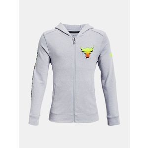 Under Armour Project Rock Mikina dětská Šedá obraz