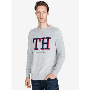 Tommy Hilfiger Svetr Šedá obraz