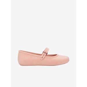 Melissa Soft Ballerina Velvet Baleríny Růžová obraz