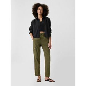 GAP Mid Rise Easy Cargo Kalhoty Zelená obraz