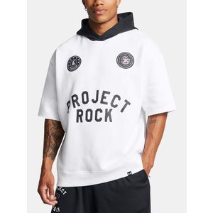 Under Armour Project Rock Icon Flc SS Hdy BOH Mikina Bílá obraz