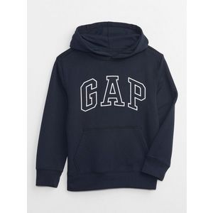 GAP Logo Hoodie Mikina Modrá obraz