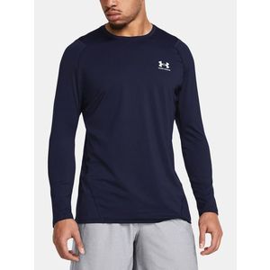 Under Armour UA HG Armour Fitted LS Triko Modrá obraz