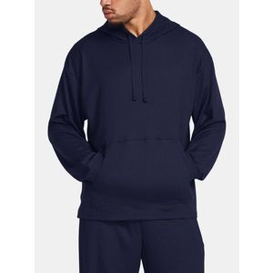 Under Armour UA Rival Waffle Hoodie Mikina Modrá obraz