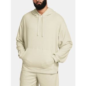 Under Armour UA Rival Waffle Hoodie Mikina Bílá obraz