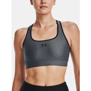 Under Armour HG Armour Mid Padless Sportovní podprsenka Šedá obraz