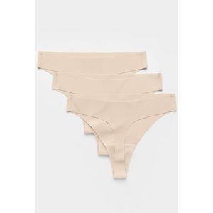 Tanga Gorteks Blanca stringi - 3PACK Béžová 42 obraz