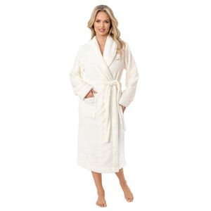 Teplý dámský župan Donna 103 Soft - měkký Ecru XS-S obraz