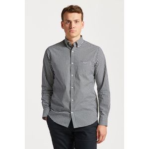 KOŠILE GANT REG BROADCLOTH GINGHAM BD BLACK3 obraz