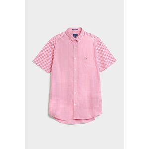 KOŠILE GANT REG BROADCLOTH GINGHAM SS BD PERKY PINK obraz