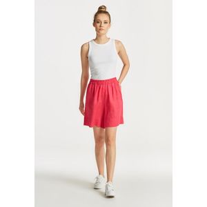 ŠORTKY GANT LINEN PULL ON SHORTS MAGENTA PINK obraz