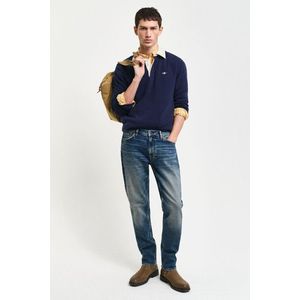 DŽÍNY GANT SLIM VINTAGE WASH JEANS MID BLUE VINTAGE obraz