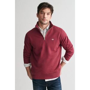 MIKINA GANT REG SHIELD HALF ZIP SWEAT WINE RED obraz