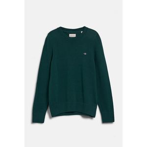 SVETR GANT CLASSIC COTTON C-NECK DEEP FOREST obraz