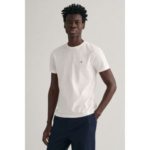 TRIČKO GANT SLIM SHIELD SS T-SHIRT WHITE obraz